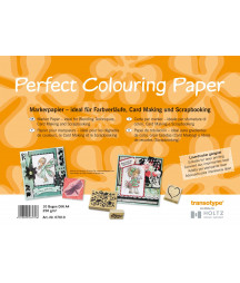 PERFECT COLOURING PAPER -  10 fogli per colorazione 