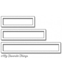 MY FAVORITE THINGS  - Die-namics Rectangle Word Window Frames