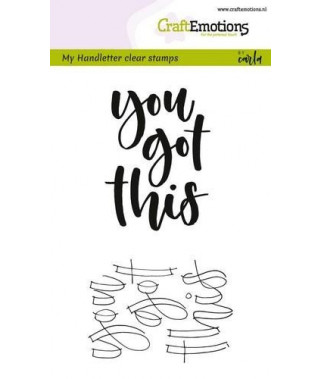 CRAFTEMOTIONS - Handletter - You got this