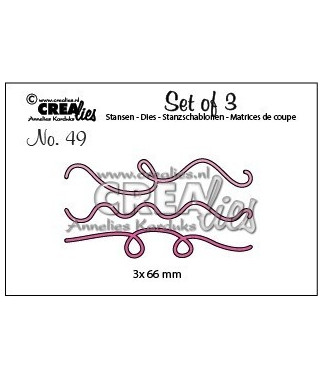 CREALIES - swirls for balloons CLSet49