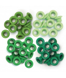 WE R MEMORY KEEPERS - Standard Eyelets - Green