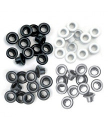 WE R MEMORY KEEPERS - Standard Eyelets - Grey