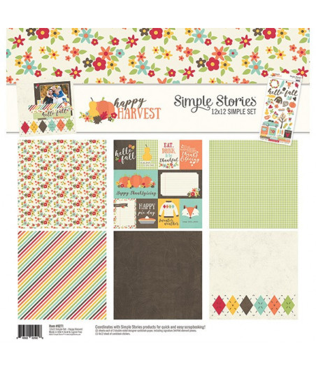 SIMPLE STORIES - Happy Harvest -  Collection Kit 12x12