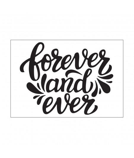 DARICE - Embossing template 10,8x14,6cm forever & ever