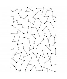 KAISERCRAFT - Embossing folder 4x6" constellation