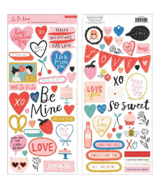 CRATE PAPER - La La Love Stickers