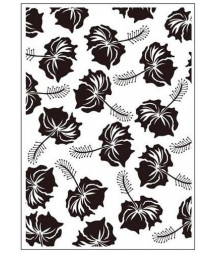 EMBOSSING FOLDER - Tropical Flowers