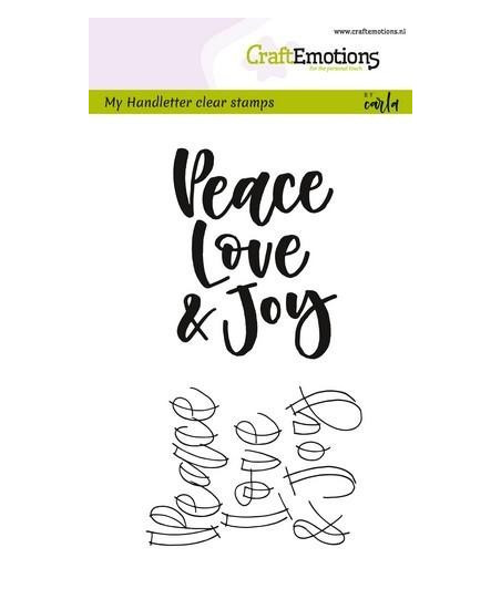 CRAFTEMOTIONS - handletter - Peace Love...