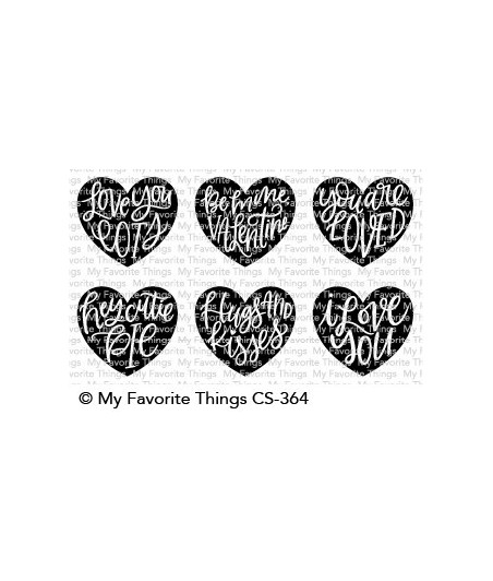 MY FAVORITE THINGS  - Clear Stamp - Heart Art
