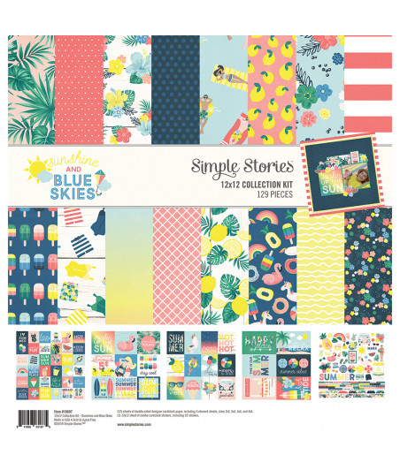 SIMPLE STORIES - Sunshine and Blue Skies - Collection Kit 12x12