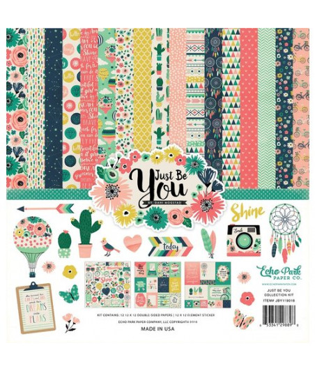 ECHO PARK - Just Be You - 12x12  Pad Collection Kit