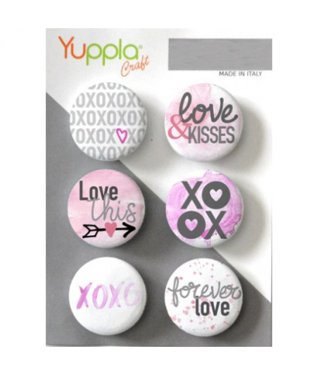 YUPPLA - Buttons - XOXO