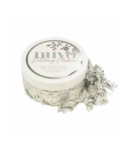 Nuvo Glittering Flakes - Silver Bullion