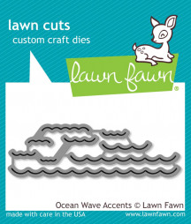 LAWN FAWN - Ocean wave accents