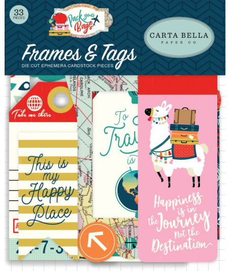 CARTA BELLA - Pack your Bags - Frame & Tags