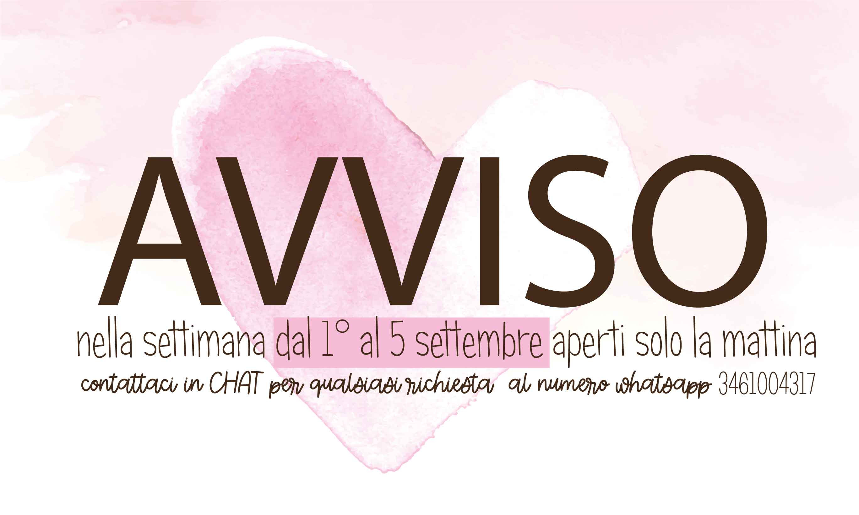 apertura solo mattina